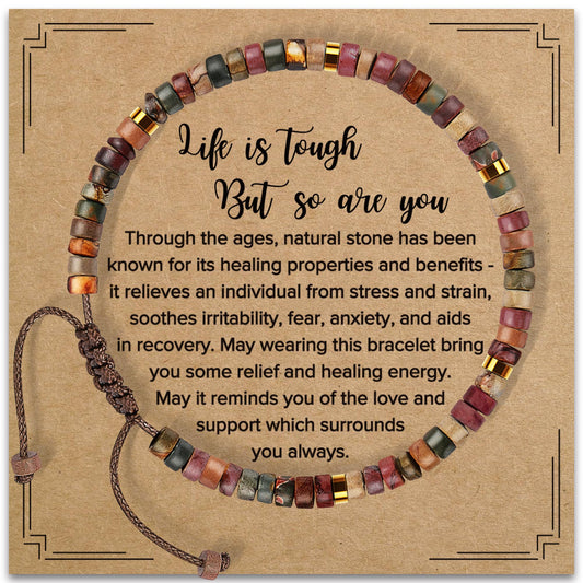 Inspirational Gifts Bracelets for Women Healing Natural Stone Bracelets