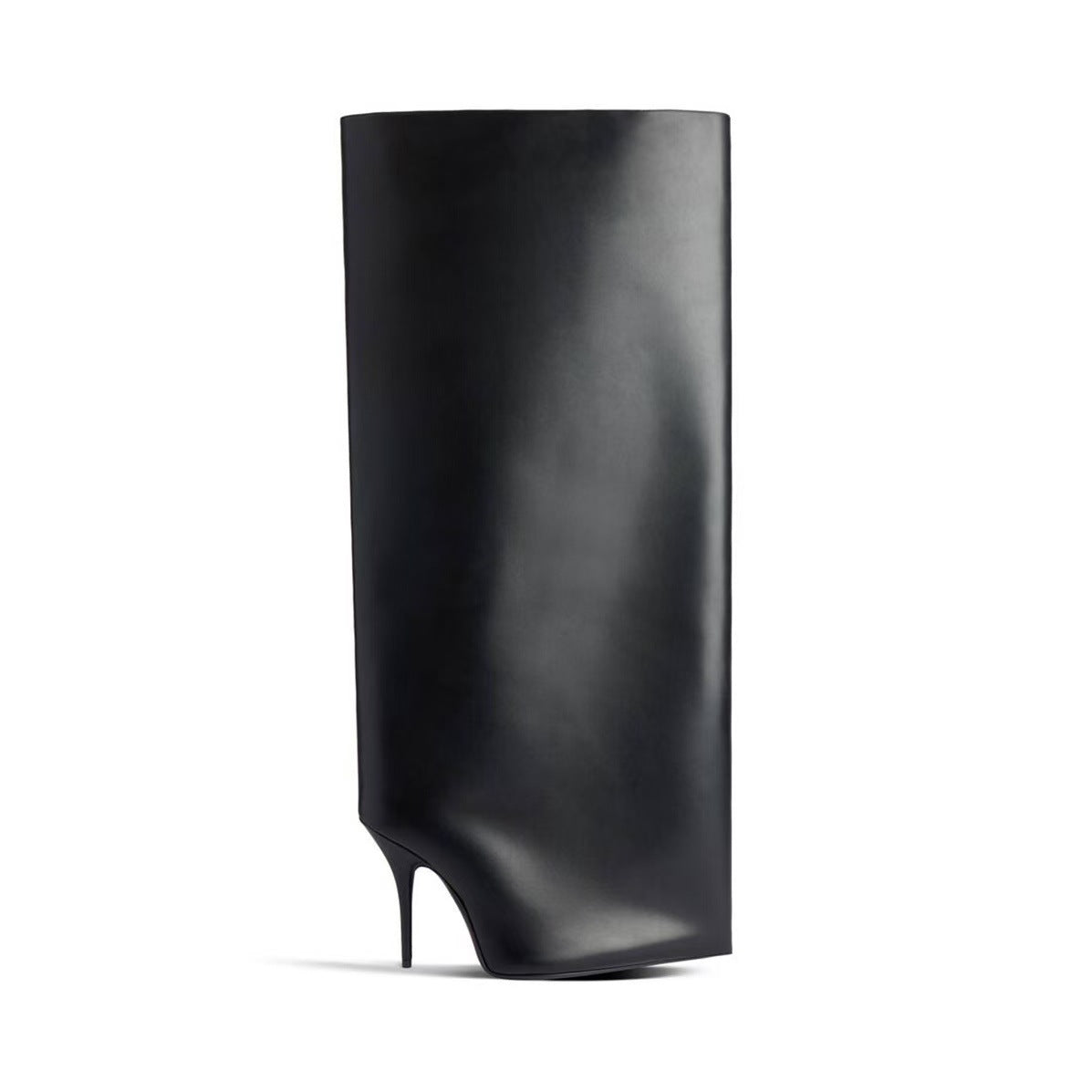 Large size autumn and winter new high heels knee high boots pointed skirt fashion boots women's shoes